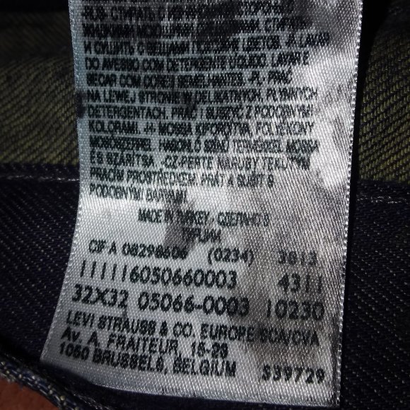 Original Levi's 506 standard Jeans solid 🖤 black Jeans - Picture 10 of 16